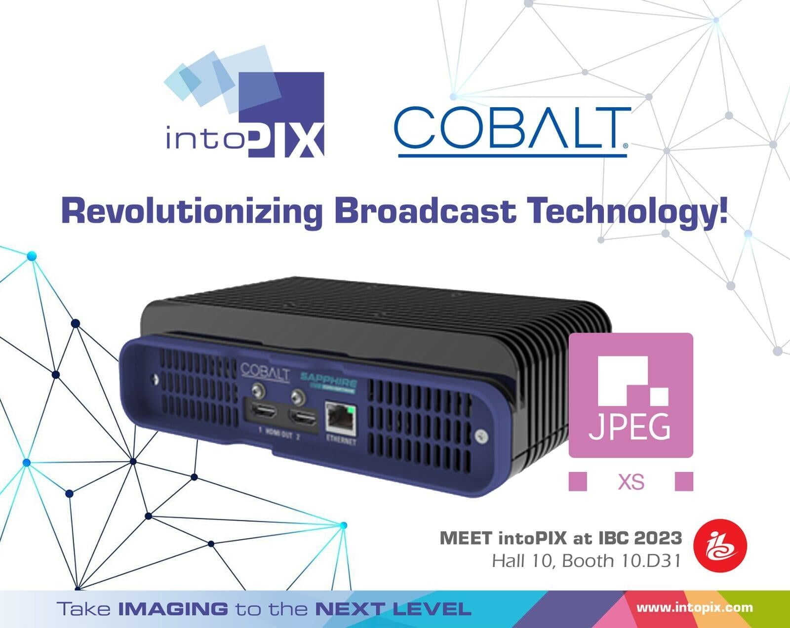 intoPIX and Cobalt unveil the future of content delivery with JPEG XS: Introducing the Sapphire mini-converters and Sapphire openGear card powered by intoPIX technology